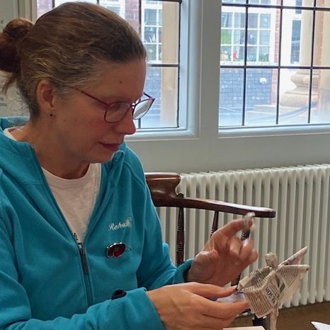 Mythical going on’s Strange things were happening on Saturday 18th October at Castleford library. As part of the Wakefield Libraries Wordfest event, artist Harry Malkin conducted a workshop demonstrating how to utilise basic materials such as paper, wire, glue, and plasticine. Participants were encouraged to use their imagination to create their own mythical maquettes.