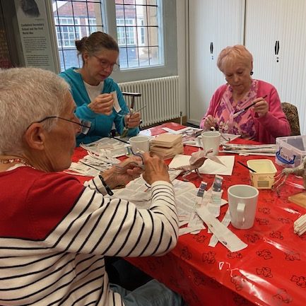 Mythical going on’s Strange things were happening on Saturday 18th October at Castleford library. As part of the Wakefield Libraries Wordfest event, artist Harry Malkin conducted a workshop demonstrating how to utilise basic materials such as paper, wire, glue, and plasticine. Participants were encouraged to use their imagination to create their own mythical maquettes.
