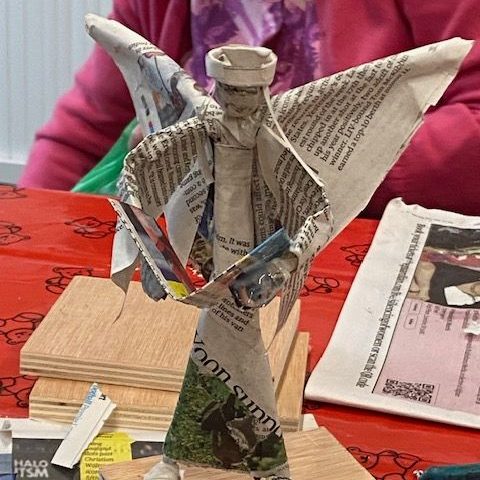 Mythical going on’s Strange things were happening on Saturday 18th October at Castleford library. As part of the Wakefield Libraries Wordfest event, artist Harry Malkin conducted a workshop demonstrating how to utilise basic materials such as paper, wire, glue, and plasticine. Participants were encouraged to use their imagination to create their own mythical maquettes.