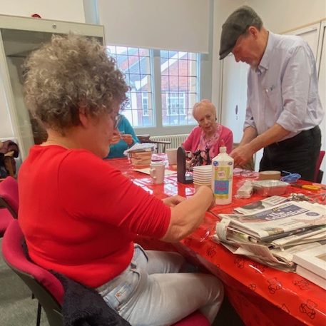 Mythical going on’s Strange things were happening on Saturday 18th October at Castleford library. As part of the Wakefield Libraries Wordfest event, artist Harry Malkin conducted a workshop demonstrating how to utilise basic materials such as paper, wire, glue, and plasticine. Participants were encouraged to use their imagination to create their own mythical maquettes.